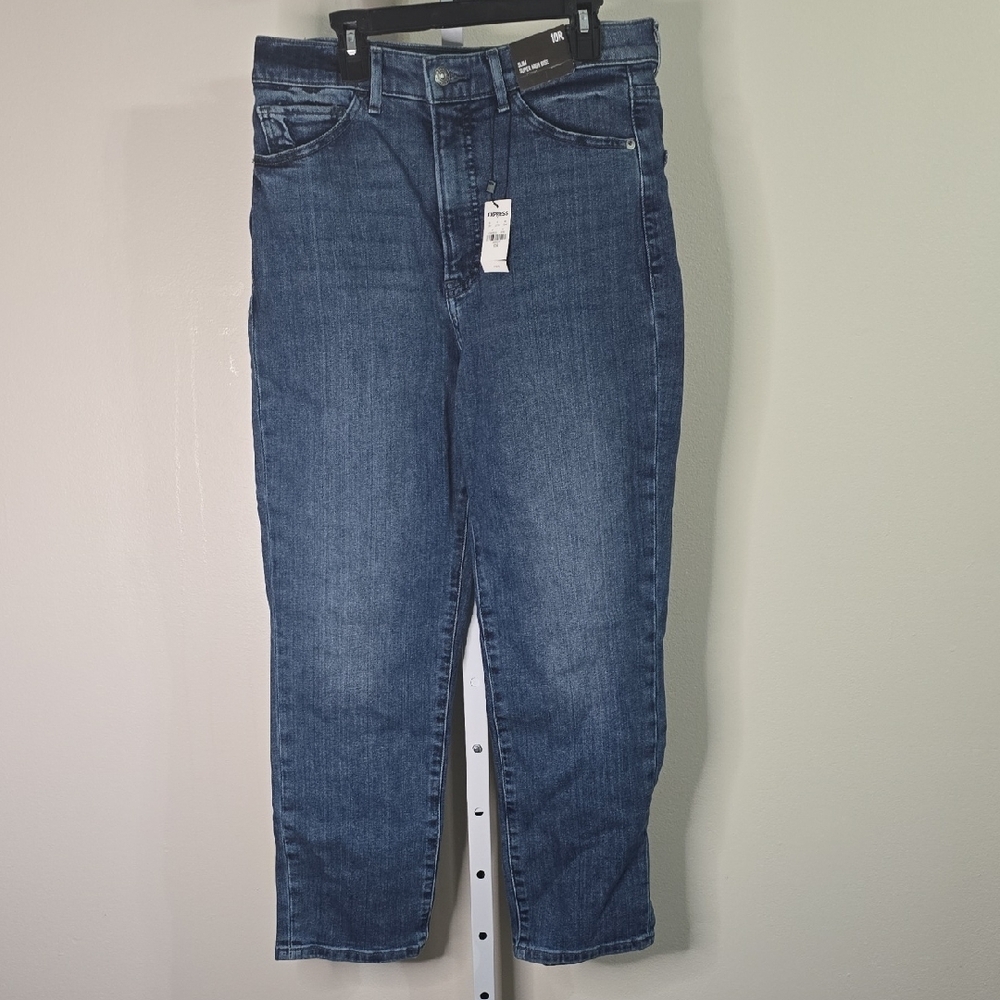 Express Ladies Slim Super Highrise Bottoms Sz 10R
